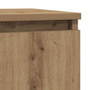 Senkki laatikolla artisaanitammi 71x35x65 cm tekninen puu