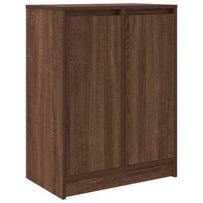 Senkki ruskea tammi 57x34x76 cm tekninen puu