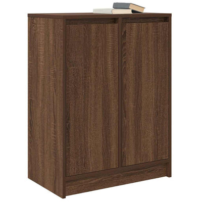Senkki ruskea tammi 57x34x76 cm tekninen puu