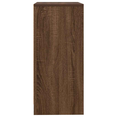 Senkki ruskea tammi 57x34x76 cm tekninen puu
