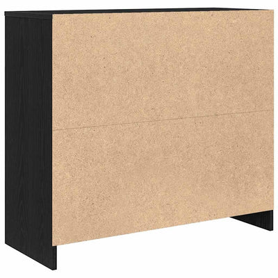 Senkki musta tammi 85x34x76 cm tekninen puu