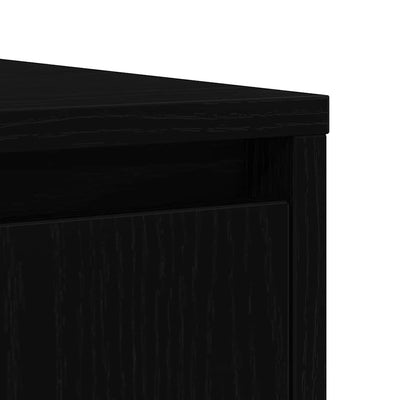 Senkki musta tammi 85x34x76 cm tekninen puu