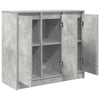 Senkki betoninharmaa 85x34x76 cm tekninen puu