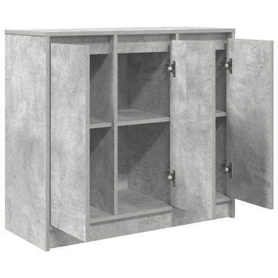 Senkki betoninharmaa 85x34x76 cm tekninen puu