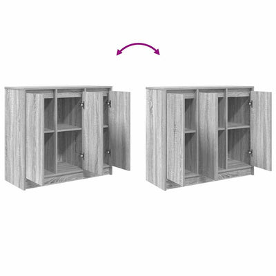 Senkki harmaa Sonoma 85x34x76 cm tekninen puu