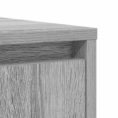 Senkki harmaa Sonoma 85x34x76 cm tekninen puu