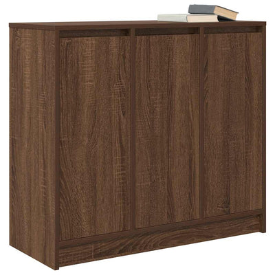 Senkki ruskea tammi 85x34x76 cm tekninen puu