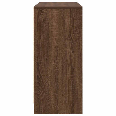 Senkki ruskea tammi 85x34x76 cm tekninen puu