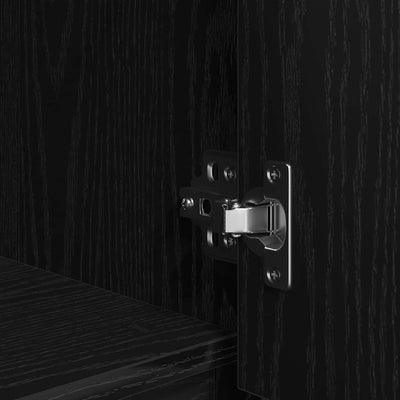 Musta tammi kaappi laatikolla Haim 55,5x34x119,5cm (puinen)