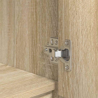 Sonoma-tammi kaappi laatikolla Haim 55,5x34x119,5cm (puinen)