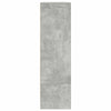Kaappi laatikolla betoninharmaa 55,5x34x119,5 cm tekninen puu