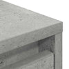 Kaappi laatikolla betoninharmaa 55,5x34x119,5 cm tekninen puu