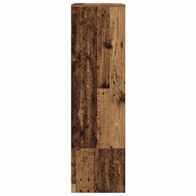 Kaappi laatikolla vanha puu 55,5x34x119,5 cm tekninen puu