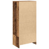 Kaappi laatikolla vanha puu 55,5x34x119,5 cm tekninen puu