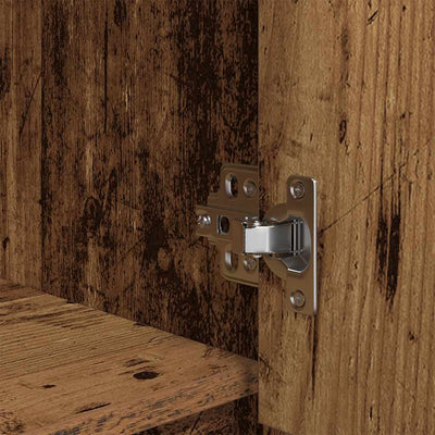 Vanha puu kaappi laatikolla Haim 55,5x34x119,5cm (puinen)