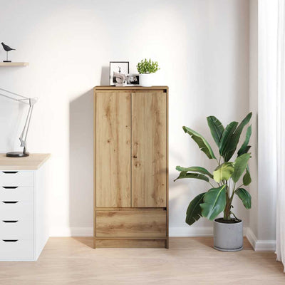 Kaappi laatikolla käsityöläinen 55,5x34x119,5 cm tekninen puu