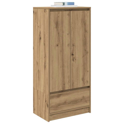 Kaappi laatikolla käsityöläinen 55,5x34x119,5 cm tekninen puu