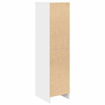 Kaappi valkoinen 29,5x34x119,5 cm tekninen puu