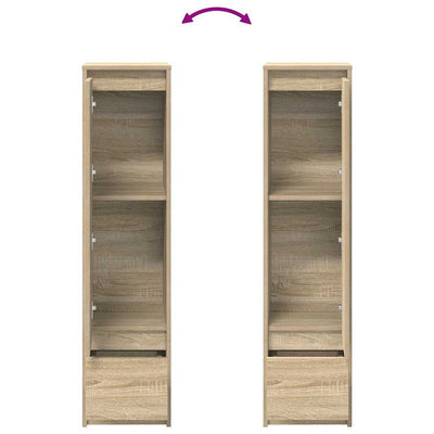 Kaappi Sonoma-tammi 29,5x34x119,5 cm tekninen puu