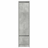 Kaappi betoninharmaa 29,5x34x119,5 cm tekninen puu