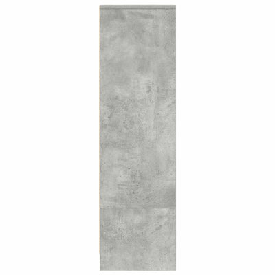 Kaappi betoninharmaa 29,5x34x119,5 cm tekninen puu