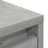 Kaappi betoninharmaa 29,5x34x119,5 cm tekninen puu