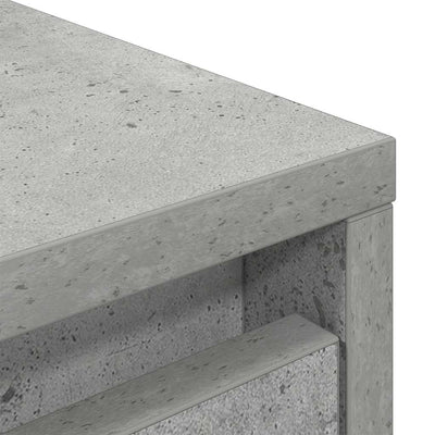 Kaappi betoninharmaa 29,5x34x119,5 cm tekninen puu
