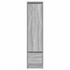 Kaappi harmaa Sonoma 29,5x34x119,5 cm tekninen puu