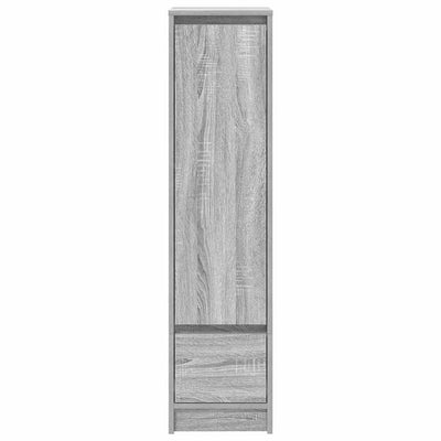 Kaappi harmaa Sonoma 29,5x34x119,5 cm tekninen puu