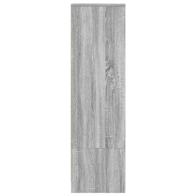 Kaappi harmaa Sonoma 29,5x34x119,5 cm tekninen puu