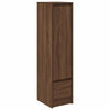 Kaappi ruskea tammi 29,5x34x119,5 cm tekninen puu