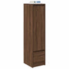 Kaappi ruskea tammi 29,5x34x119,5 cm tekninen puu