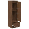 Kaappi ruskea tammi 29,5x34x119,5 cm tekninen puu