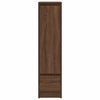 Kaappi ruskea tammi 29,5x34x119,5 cm tekninen puu