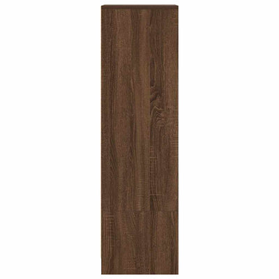 Kaappi ruskea tammi 29,5x34x119,5 cm tekninen puu