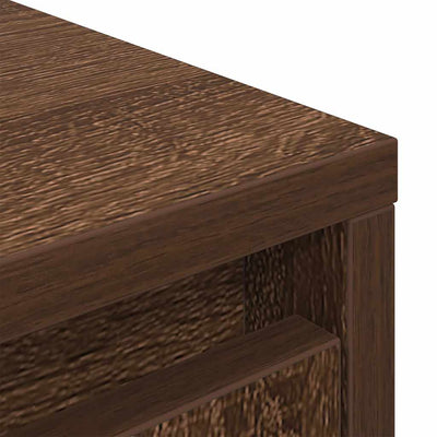 Kaappi ruskea tammi 29,5x34x119,5 cm tekninen puu