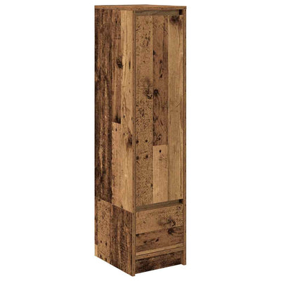 Kaappi vanhaa puuta 29,5x34x119,5 cm tekninen puu