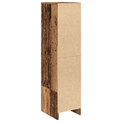 Kaappi vanhaa puuta 29,5x34x119,5 cm tekninen puu