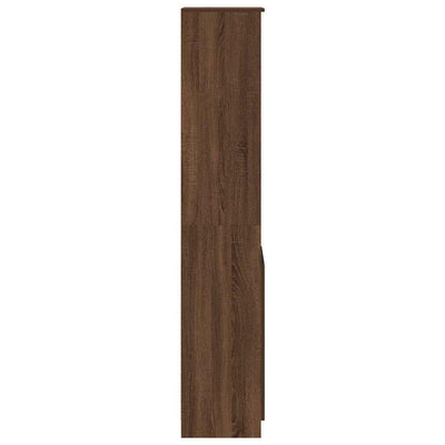 Kaappi ruskea tammi 37,5x35x180 cm tekninen puu