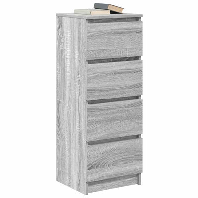 Senkki harmaa Sonoma 37,5x35x99 cm tekninen puu