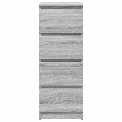 Senkki harmaa Sonoma 37,5x35x99 cm tekninen puu