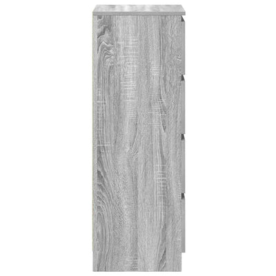 Senkki harmaa Sonoma 37,5x35x99 cm tekninen puu