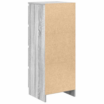Senkki harmaa Sonoma 37,5x35x99 cm tekninen puu