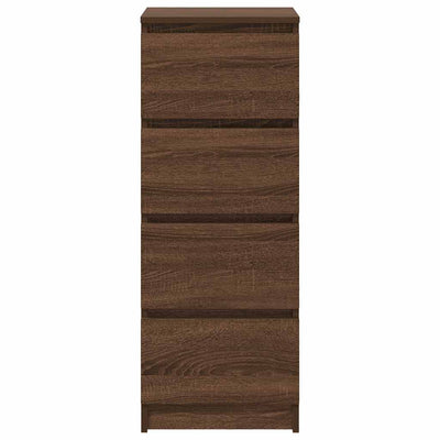 Senkki ruskea tammi 37,5x35x99 cm tekninen puu