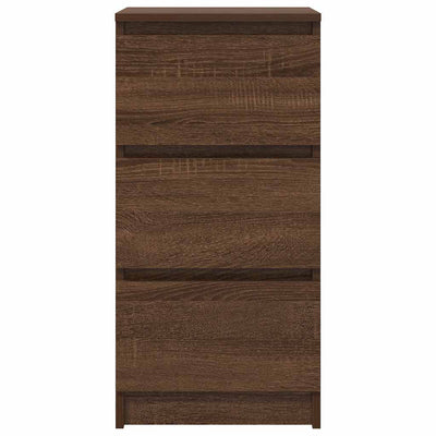 Senkki ruskea tammi 37,5x35x76 cm tekninen puu