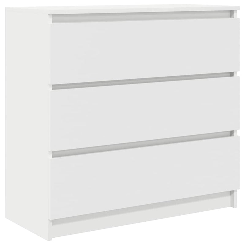 Valkoinen senkki Stanut 80x35x76cm (puinen)
