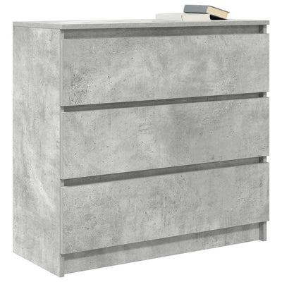 Senkki betoninharmaa 80x35x76 cm tekninen puu