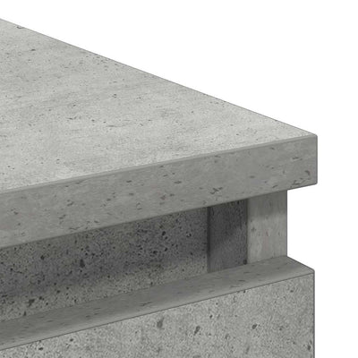 Senkki betoninharmaa 80x35x76 cm tekninen puu