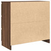 Senkki ruskea tammi 80x35x76 cm tekninen puu