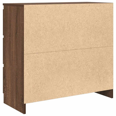 Senkki ruskea tammi 80x35x76 cm tekninen puu